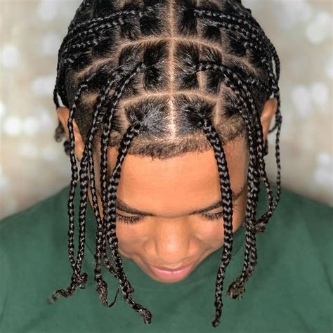 skinny braids male